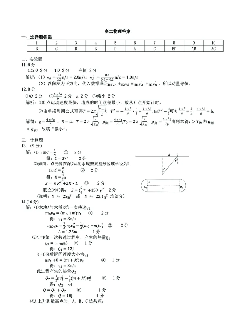 湖北省2024-2025学年高二上学期期末考试物理PDF版含答案_2024-2025高二（7-7月题库）_2025年01月试卷_0123湖北省2024-2025学年高二上学期期末考试