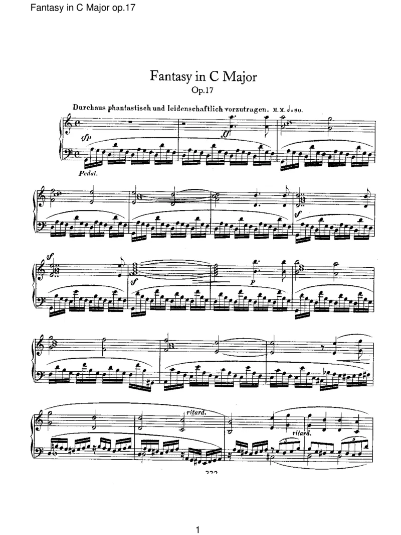 FantasyinCMajorop.17_一万首著名钢琴曲谱哈农贝多芬合集视频教学电子版高清无水印可打印_1古典钢琴知名音乐家谱_舒曼钢琴谱全集_RobertSchumann罗伯特&middot;舒曼(1810-1856)