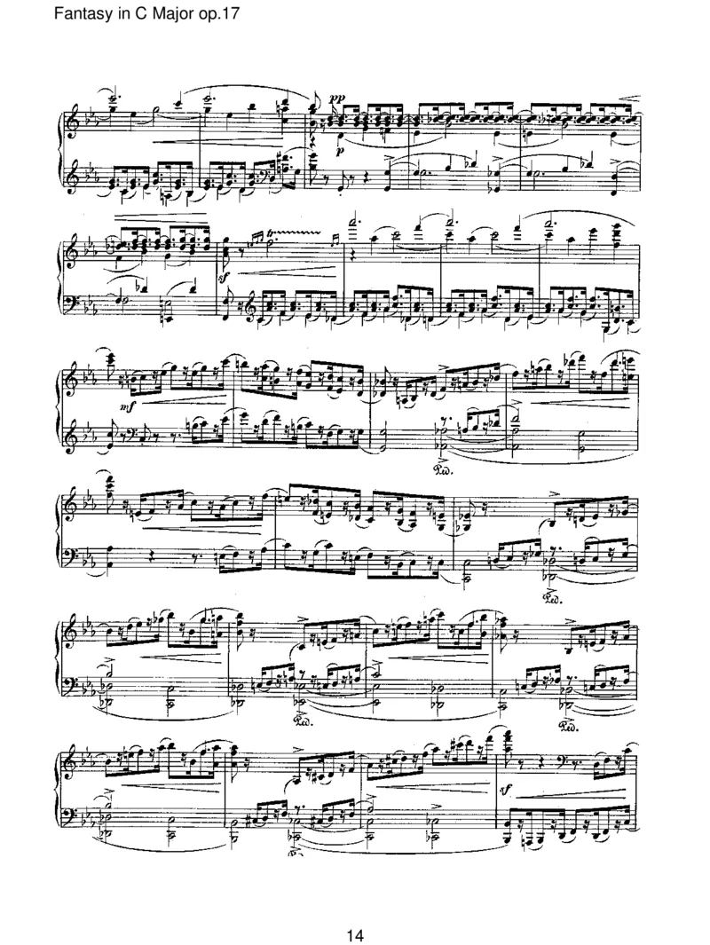 FantasyinCMajorop.17_一万首著名钢琴曲谱哈农贝多芬合集视频教学电子版高清无水印可打印_1古典钢琴知名音乐家谱_舒曼钢琴谱全集_RobertSchumann罗伯特&middot;舒曼(1810-1856)