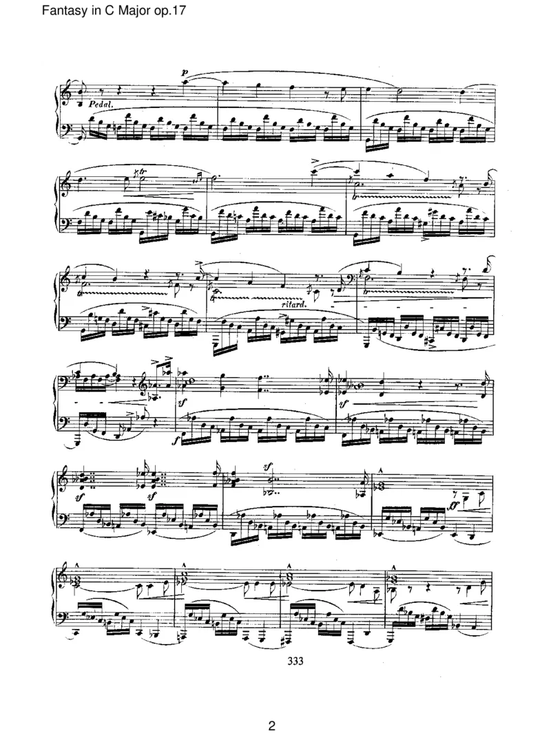 FantasyinCMajorop.17_一万首著名钢琴曲谱哈农贝多芬合集视频教学电子版高清无水印可打印_1古典钢琴知名音乐家谱_舒曼钢琴谱全集_RobertSchumann罗伯特&middot;舒曼(1810-1856)