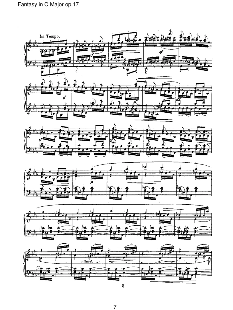 FantasyinCMajorop.17_一万首著名钢琴曲谱哈农贝多芬合集视频教学电子版高清无水印可打印_1古典钢琴知名音乐家谱_舒曼钢琴谱全集_RobertSchumann罗伯特&middot;舒曼(1810-1856)