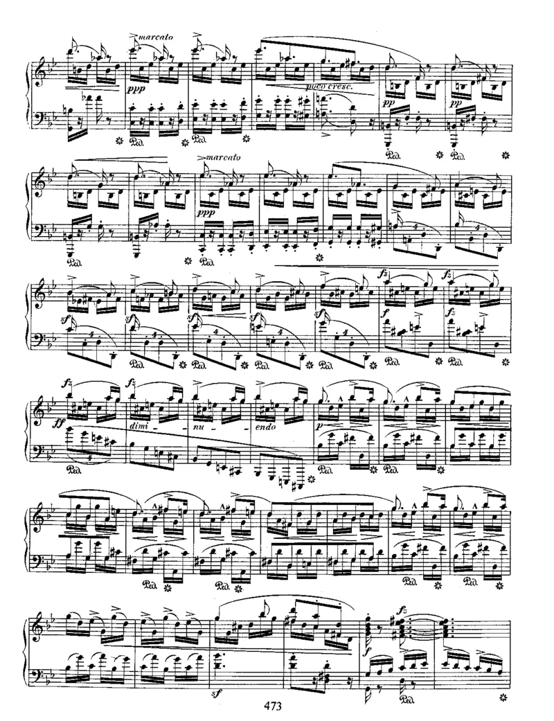 Schumann-Presto(originallyintendedforSonataNo.2inGMinor)_一万首著名钢琴曲谱哈农贝多芬合集视频教学电子版高清无水印可打印_1古典钢琴知名音乐家谱_舒曼钢琴谱全集_WORKS