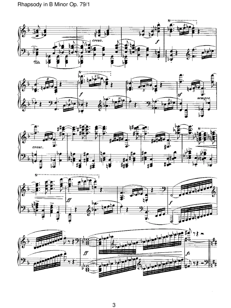 RhapsodyinBMinorOp.79_1_一万首著名钢琴曲谱哈农贝多芬合集视频教学电子版高清无水印可打印_1古典钢琴知名音乐家谱_勃拉姆斯钢琴谱全集_III.ShorterWorks