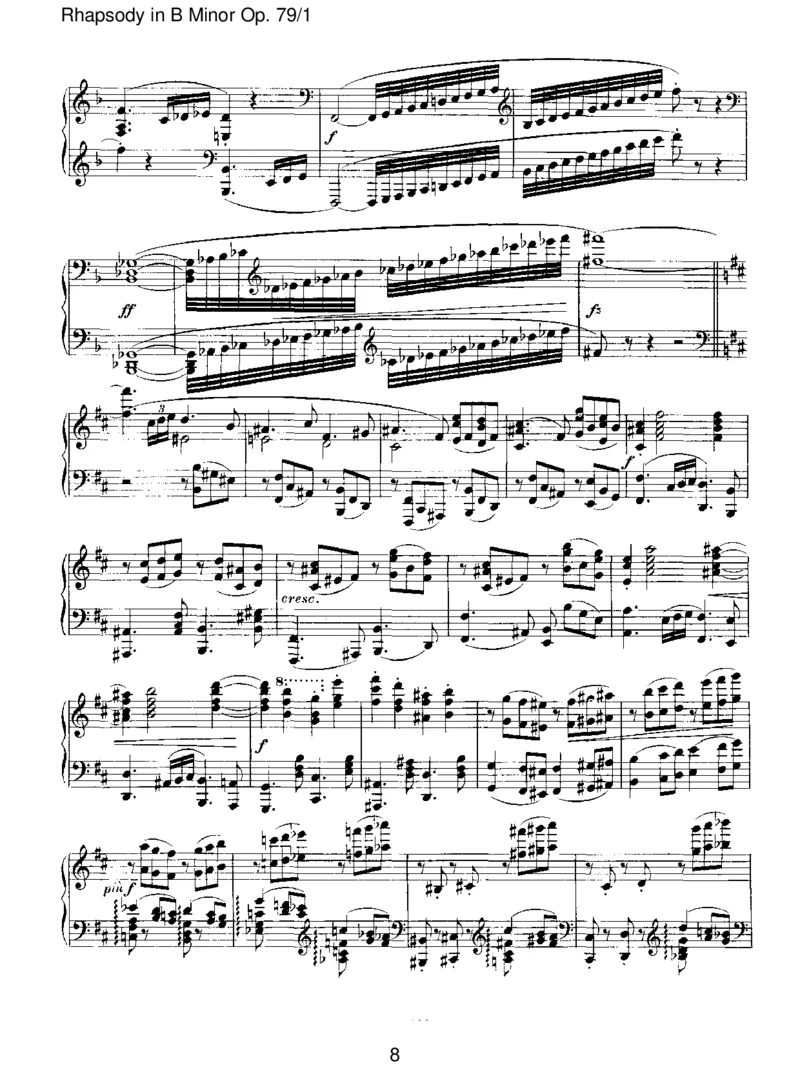 RhapsodyinBMinorOp.79_1_一万首著名钢琴曲谱哈农贝多芬合集视频教学电子版高清无水印可打印_1古典钢琴知名音乐家谱_勃拉姆斯钢琴谱全集_III.ShorterWorks