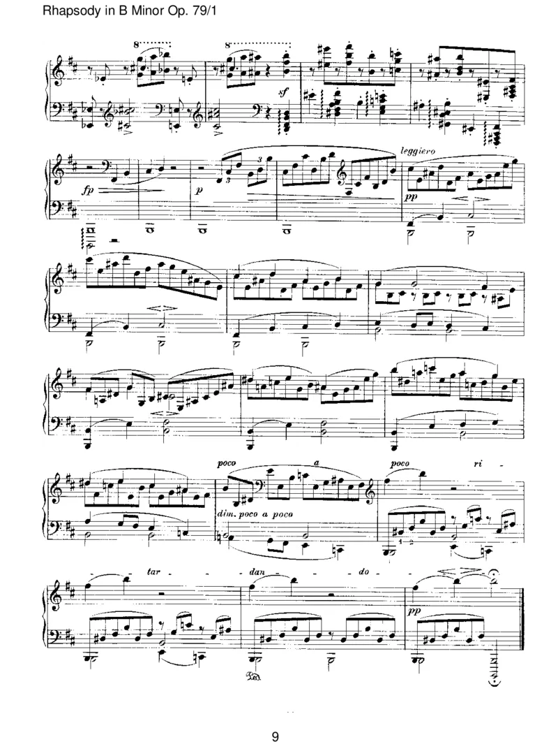 RhapsodyinBMinorOp.79_1_一万首著名钢琴曲谱哈农贝多芬合集视频教学电子版高清无水印可打印_1古典钢琴知名音乐家谱_勃拉姆斯钢琴谱全集_III.ShorterWorks
