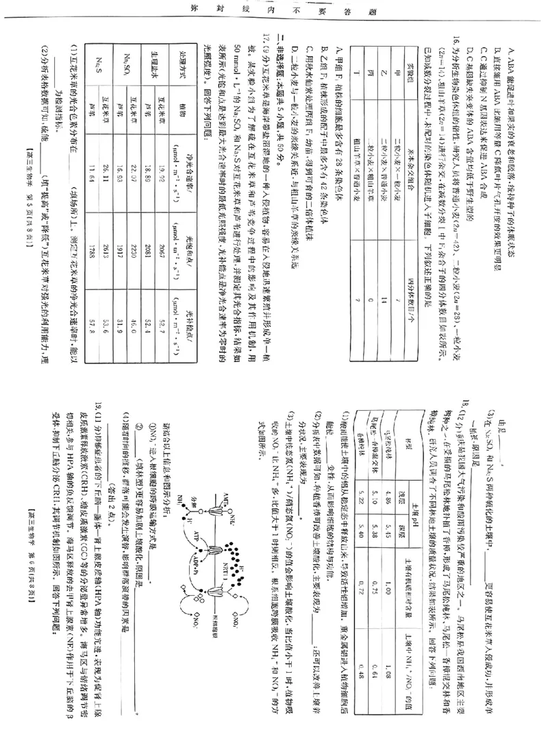 广西2025届金太阳高三9月联考（24-25C）生物+答案_2024-2025高三（6-6月题库）_2024年09月试卷_0912广西2025届金太阳高三9月联考（24-25C）