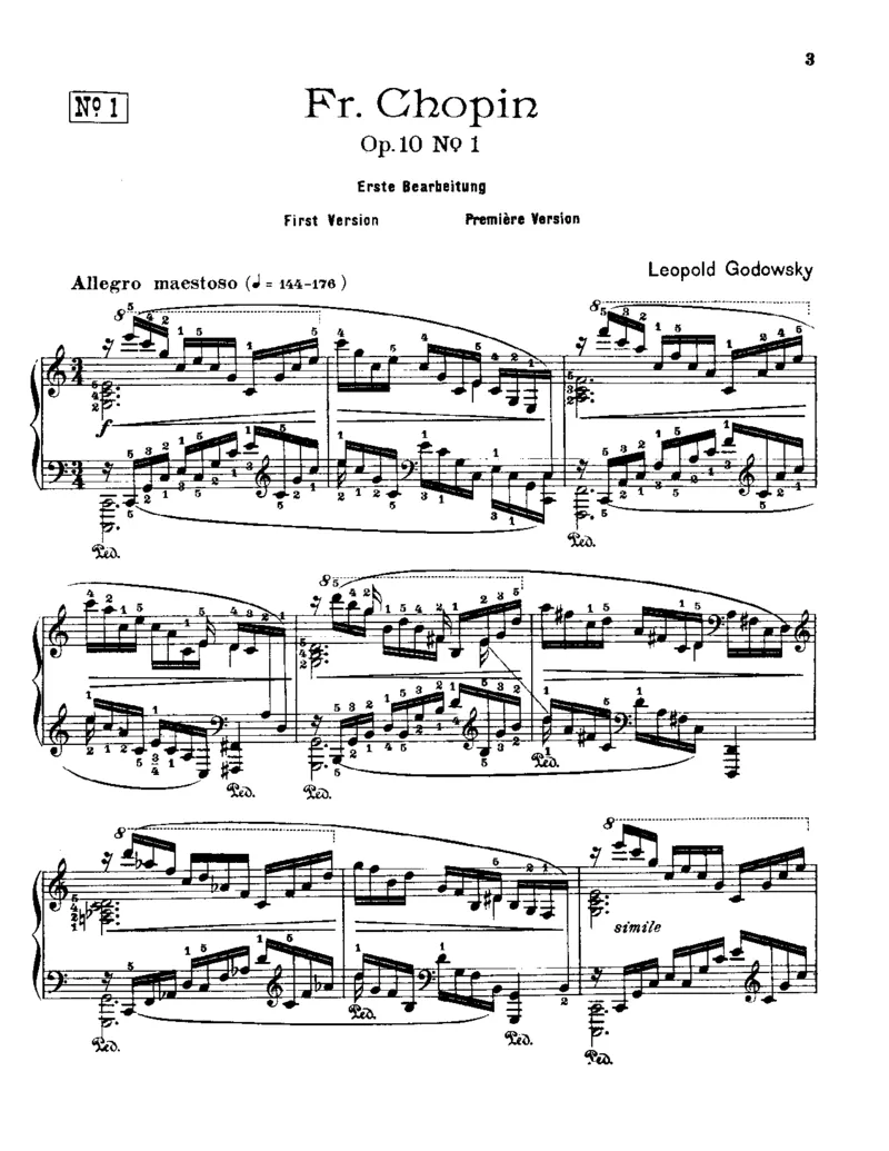 Godowsky-Chopin-53Etudes_一万首著名钢琴曲谱哈农贝多芬合集视频教学电子版高清无水印可打印_1古典钢琴知名音乐家谱_超高难度钢琴谱