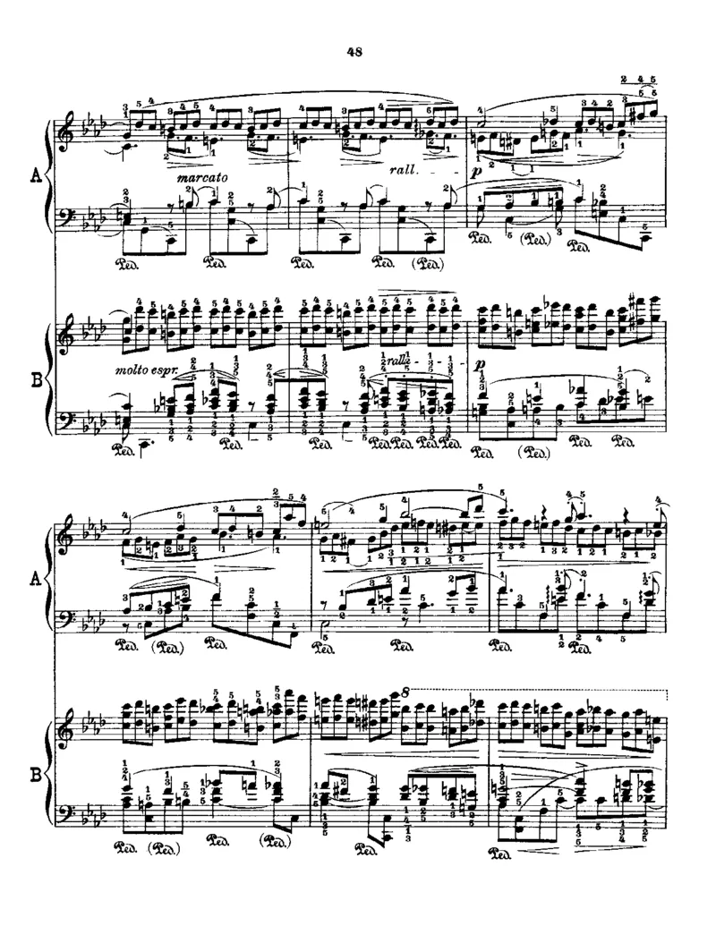 Godowsky-Chopin-53Etudes_一万首著名钢琴曲谱哈农贝多芬合集视频教学电子版高清无水印可打印_1古典钢琴知名音乐家谱_超高难度钢琴谱
