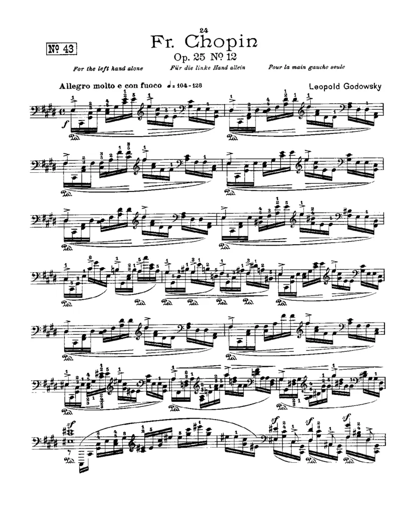 Godowsky-Chopin-53Etudes_一万首著名钢琴曲谱哈农贝多芬合集视频教学电子版高清无水印可打印_1古典钢琴知名音乐家谱_超高难度钢琴谱