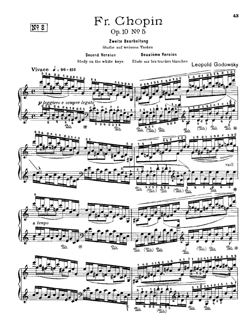 Godowsky-Chopin-53Etudes_一万首著名钢琴曲谱哈农贝多芬合集视频教学电子版高清无水印可打印_1古典钢琴知名音乐家谱_超高难度钢琴谱