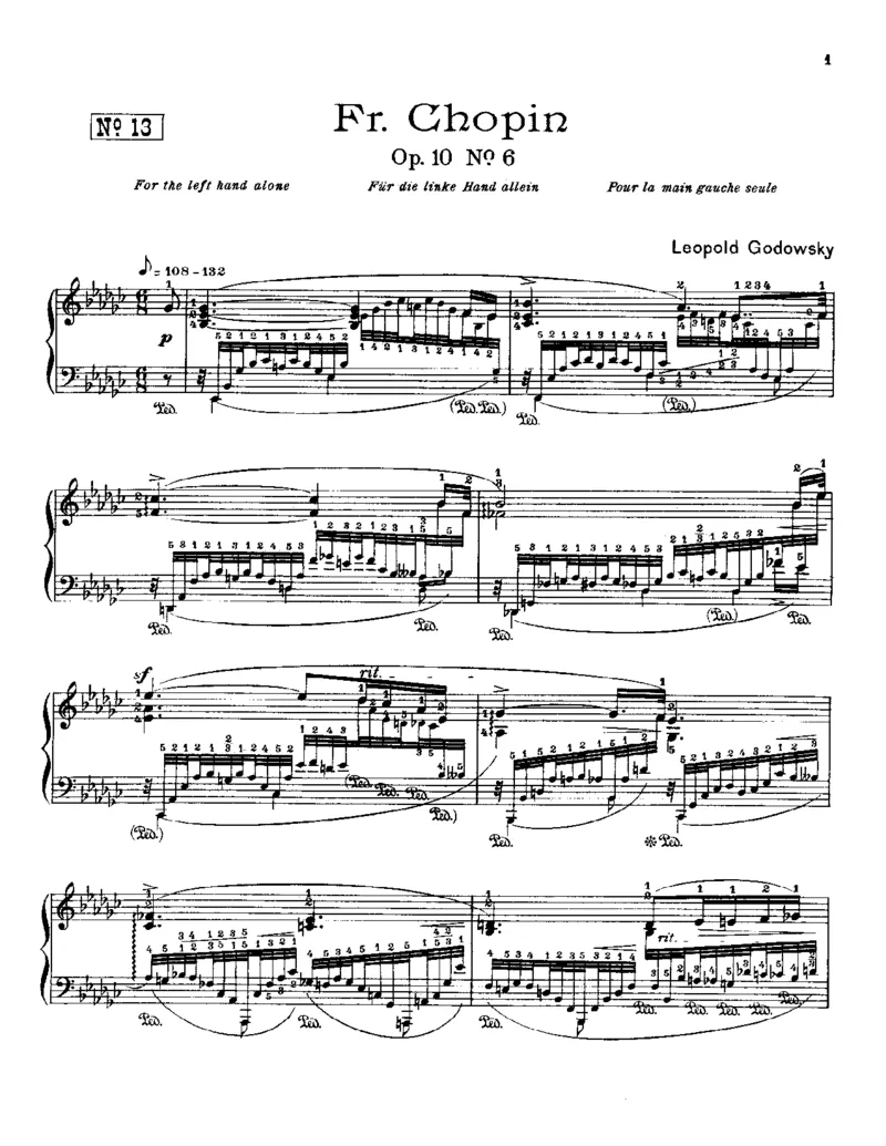 Godowsky-Chopin-53Etudes_一万首著名钢琴曲谱哈农贝多芬合集视频教学电子版高清无水印可打印_1古典钢琴知名音乐家谱_超高难度钢琴谱