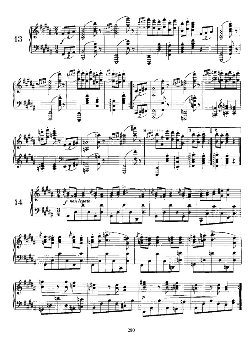 Waltzes,Op39_一万首著名钢琴曲谱哈农贝多芬合集视频教学电子版高清无水印可打印_1古典钢琴知名音乐家谱_勃拉姆斯钢琴谱全集_其他