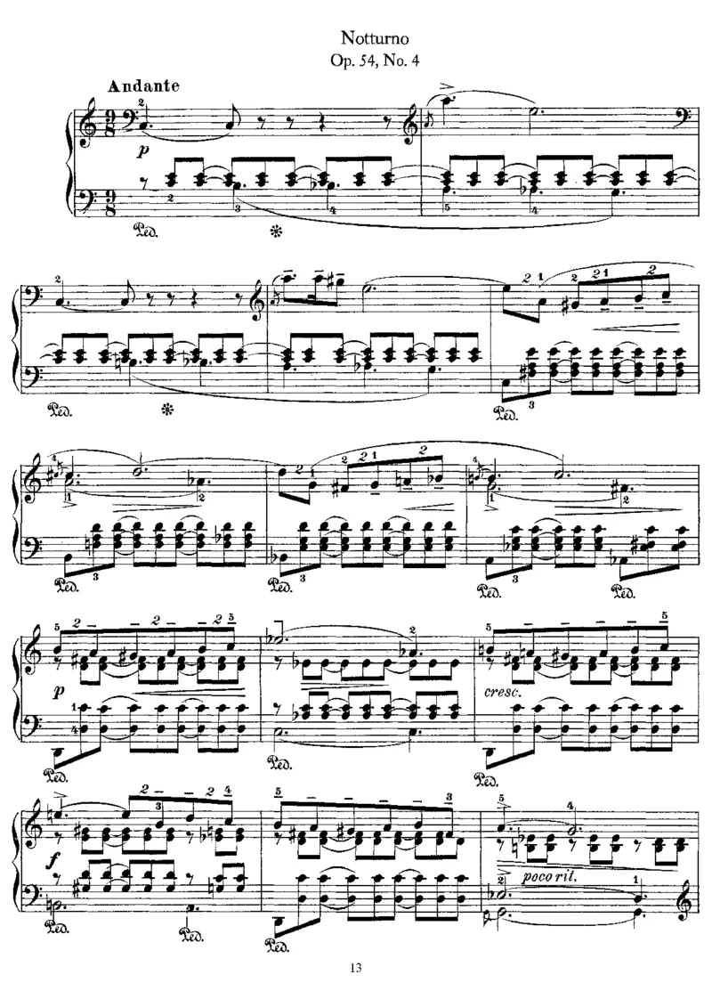 LyricPieces,Op54_一万首著名钢琴曲谱哈农贝多芬合集视频教学电子版高清无水印可打印_1古典钢琴知名音乐家谱_格里格钢琴谱全集_LyricPieces