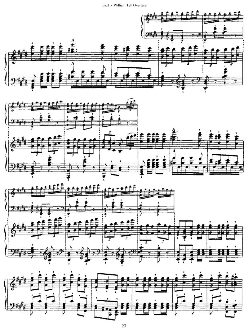 Liszt-Rossini-WilliamTellOverture（《威廉退尔》序曲）_一万首著名钢琴曲谱哈农贝多芬合集视频教学电子版高清无水印可打印_1古典钢琴知名音乐家谱_超高难度钢琴谱