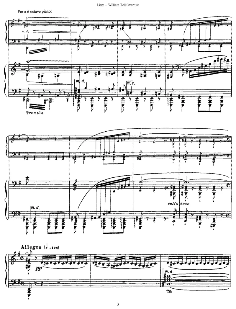 Liszt-Rossini-WilliamTellOverture（《威廉退尔》序曲）_一万首著名钢琴曲谱哈农贝多芬合集视频教学电子版高清无水印可打印_1古典钢琴知名音乐家谱_超高难度钢琴谱