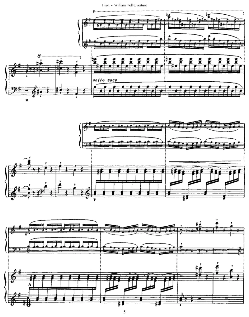 Liszt-Rossini-WilliamTellOverture（《威廉退尔》序曲）_一万首著名钢琴曲谱哈农贝多芬合集视频教学电子版高清无水印可打印_1古典钢琴知名音乐家谱_超高难度钢琴谱