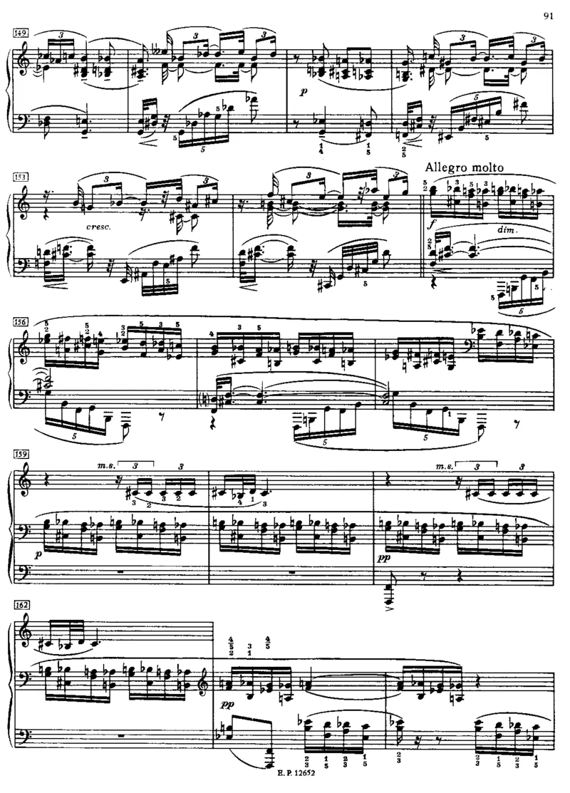 PianoSonataNo9,Op68(BlackMass)_一万首著名钢琴曲谱哈农贝多芬合集视频教学电子版高清无水印可打印_1古典钢琴知名音乐家谱_斯克里亚宾钢琴谱全集_奏鸣曲