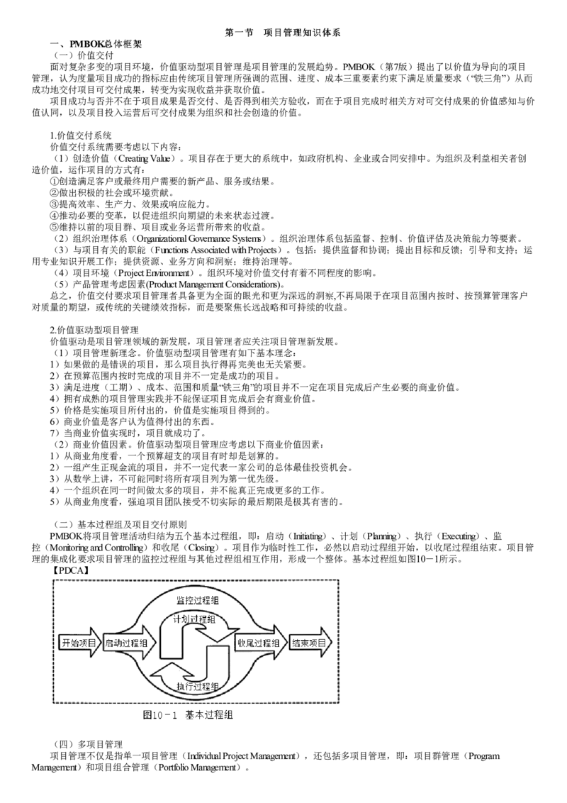 WM_10-第01讲　项目管理知识体系_监理工程师_2025监理工程师_2025年监理工程师-各大机构_2025年监理-概论_机构2-JG_01.精讲班-徐.云博_讲义