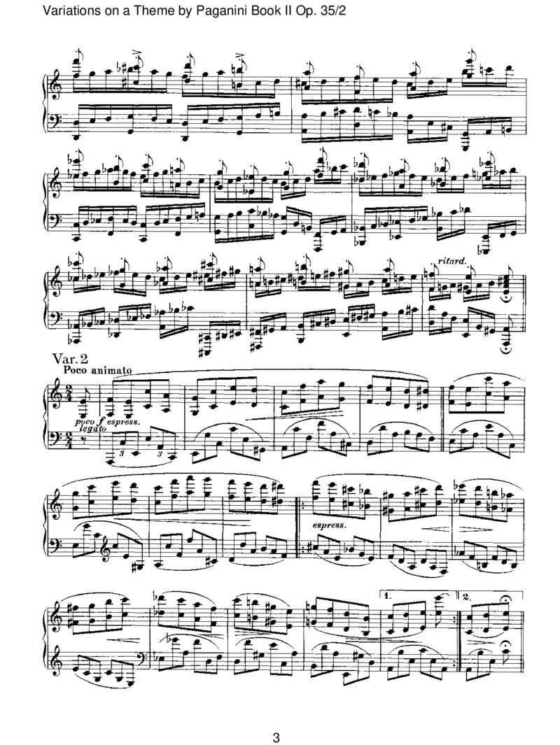 VariationsonaThemebyPaganiniBookIIOp.35_2_一万首著名钢琴曲谱哈农贝多芬合集视频教学电子版高清无水印可打印_1古典钢琴知名音乐家谱_勃拉姆斯钢琴谱全集_II.Variations