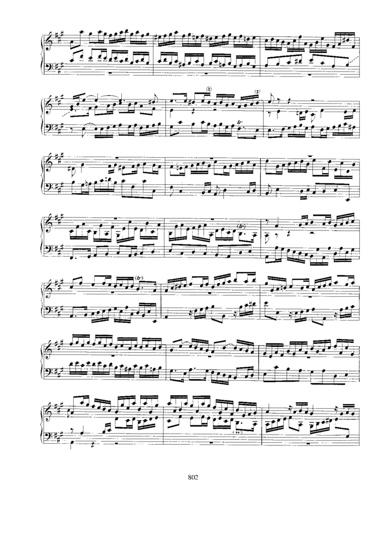 FugueinA,BWV950_一万首著名钢琴曲谱哈农贝多芬合集视频教学电子版高清无水印可打印_1古典钢琴知名音乐家谱_巴赫钢琴谱全集_Preludes，Fantasias，Fugues