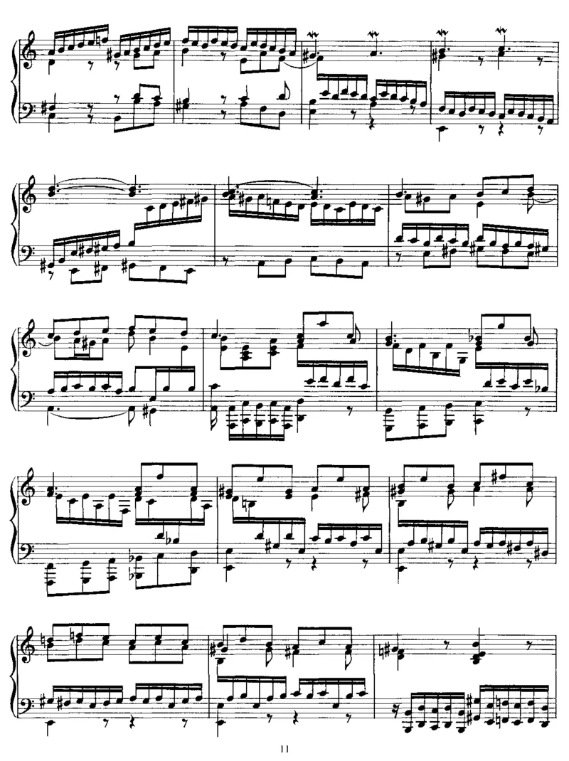 PreludeandFugueina,BWV543(Bach)_一万首著名钢琴曲谱哈农贝多芬合集视频教学电子版高清无水印可打印_1古典钢琴知名音乐家谱_李斯特钢琴谱全集_改编巴赫