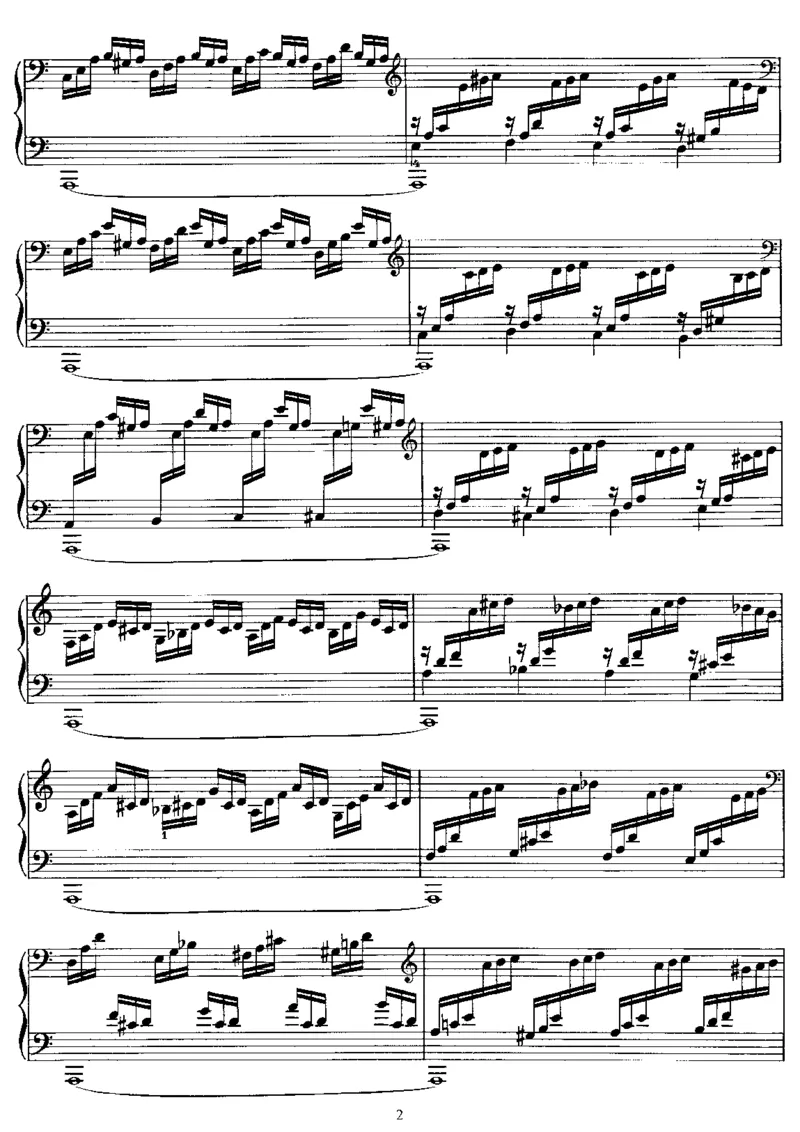 PreludeandFugueina,BWV543(Bach)_一万首著名钢琴曲谱哈农贝多芬合集视频教学电子版高清无水印可打印_1古典钢琴知名音乐家谱_李斯特钢琴谱全集_改编巴赫