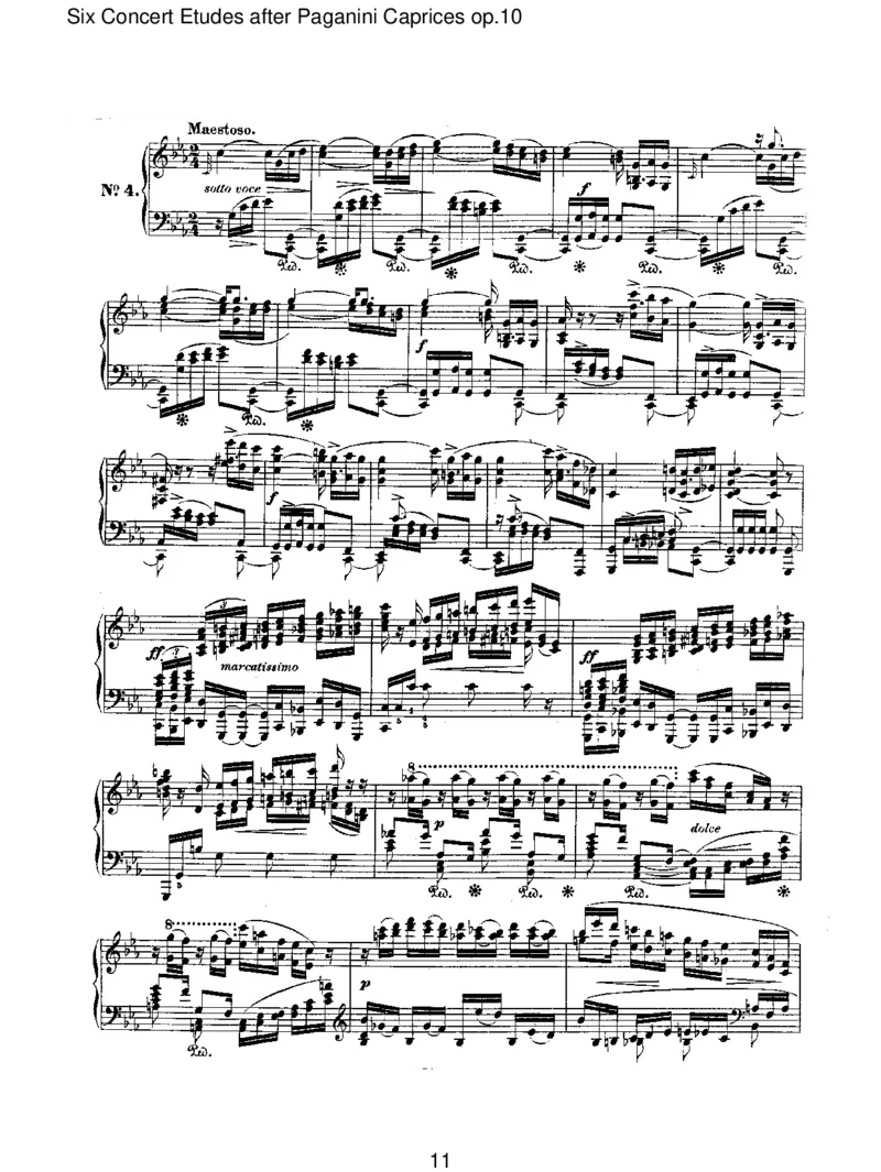 SixConcertEtudesafterPaganiniCapricesop.10_一万首著名钢琴曲谱哈农贝多芬合集视频教学电子版高清无水印可打印_1古典钢琴知名音乐家谱_舒曼钢琴谱全集_RobertSchumann罗伯特&middot;舒曼(1810-1856)