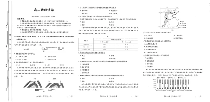 江西省部分学校2024-2025学年高二下学期3月第五次联考试题地理PDF版含解析_2024-2025高二（7-7月题库）_2025年03月试卷_0330江西省部分学校2024-2025学年高二下学期3月第五次联考试题
