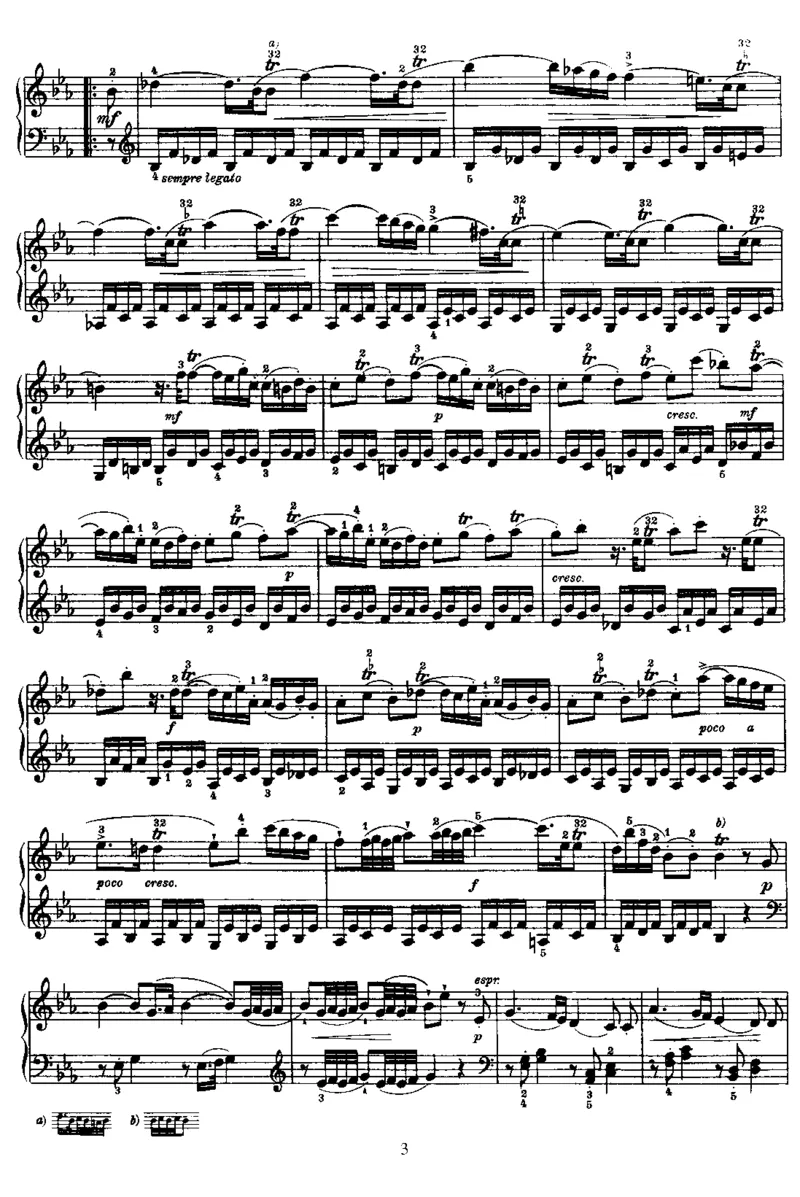 PianoSonataNo45inEb_NoRestriction_一万首著名钢琴曲谱哈农贝多芬合集视频教学电子版高清无水印可打印_1古典钢琴知名音乐家谱_海顿钢琴谱全集_奏鸣曲