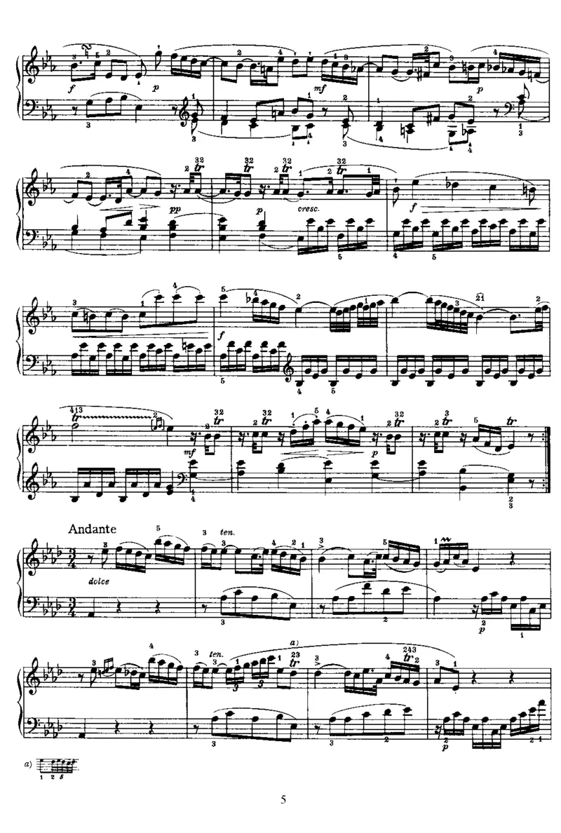 PianoSonataNo45inEb_NoRestriction_一万首著名钢琴曲谱哈农贝多芬合集视频教学电子版高清无水印可打印_1古典钢琴知名音乐家谱_海顿钢琴谱全集_奏鸣曲