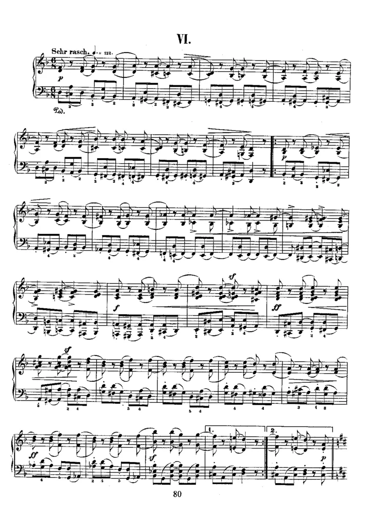 Schumann-DavidsbundlerTanze,Op.6_一万首著名钢琴曲谱哈农贝多芬合集视频教学电子版高清无水印可打印_1古典钢琴知名音乐家谱_舒曼钢琴谱全集_WORKS