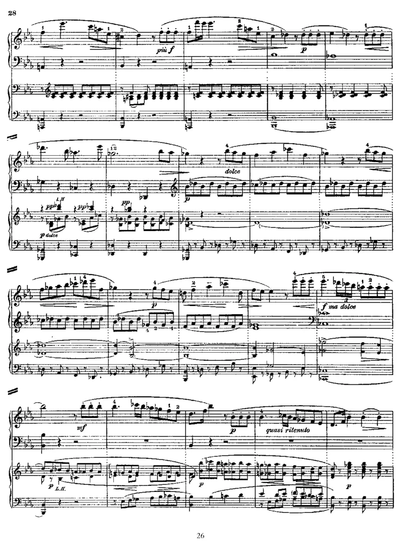 PianoConcertoNo27inBb,K595(2Piano)_一万首著名钢琴曲谱哈农贝多芬合集视频教学电子版高清无水印可打印_1古典钢琴知名音乐家谱_莫扎特钢琴谱全集_0312095926_钢琴与乐队作品