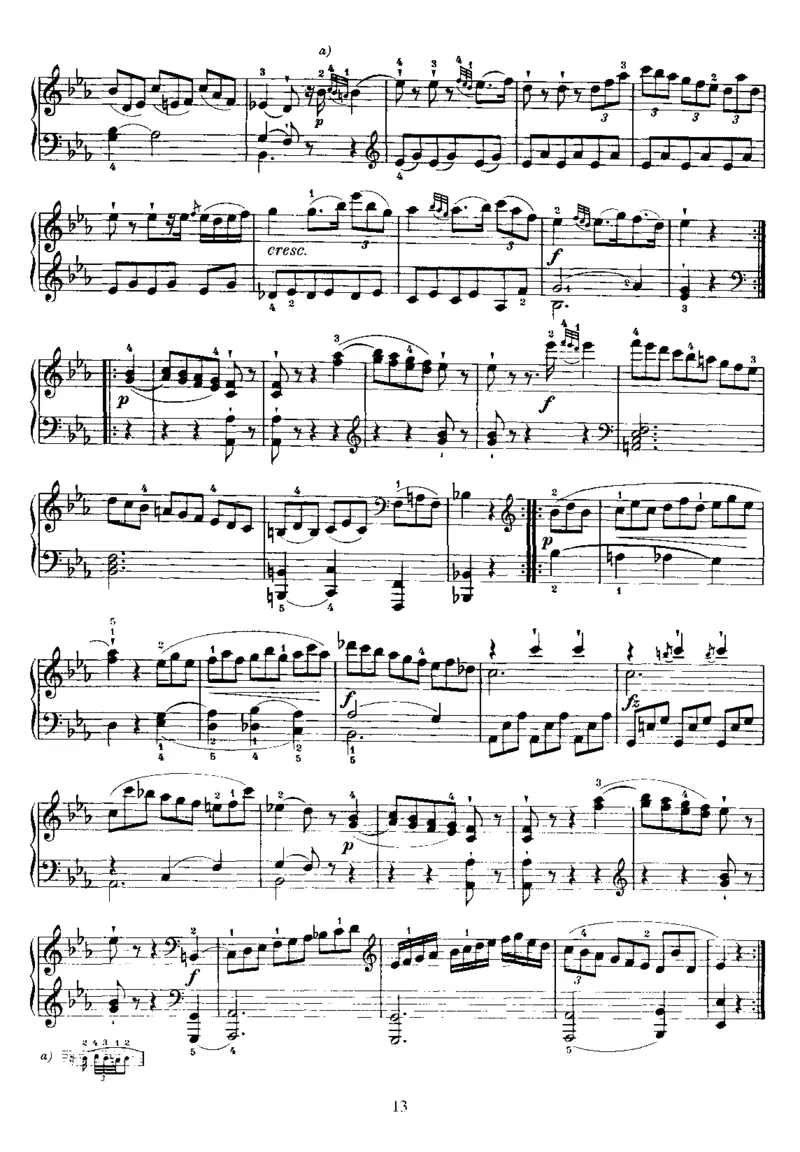 PianoSonataNo49inEb_NoRestriction_一万首著名钢琴曲谱哈农贝多芬合集视频教学电子版高清无水印可打印_1古典钢琴知名音乐家谱_海顿钢琴谱全集_奏鸣曲