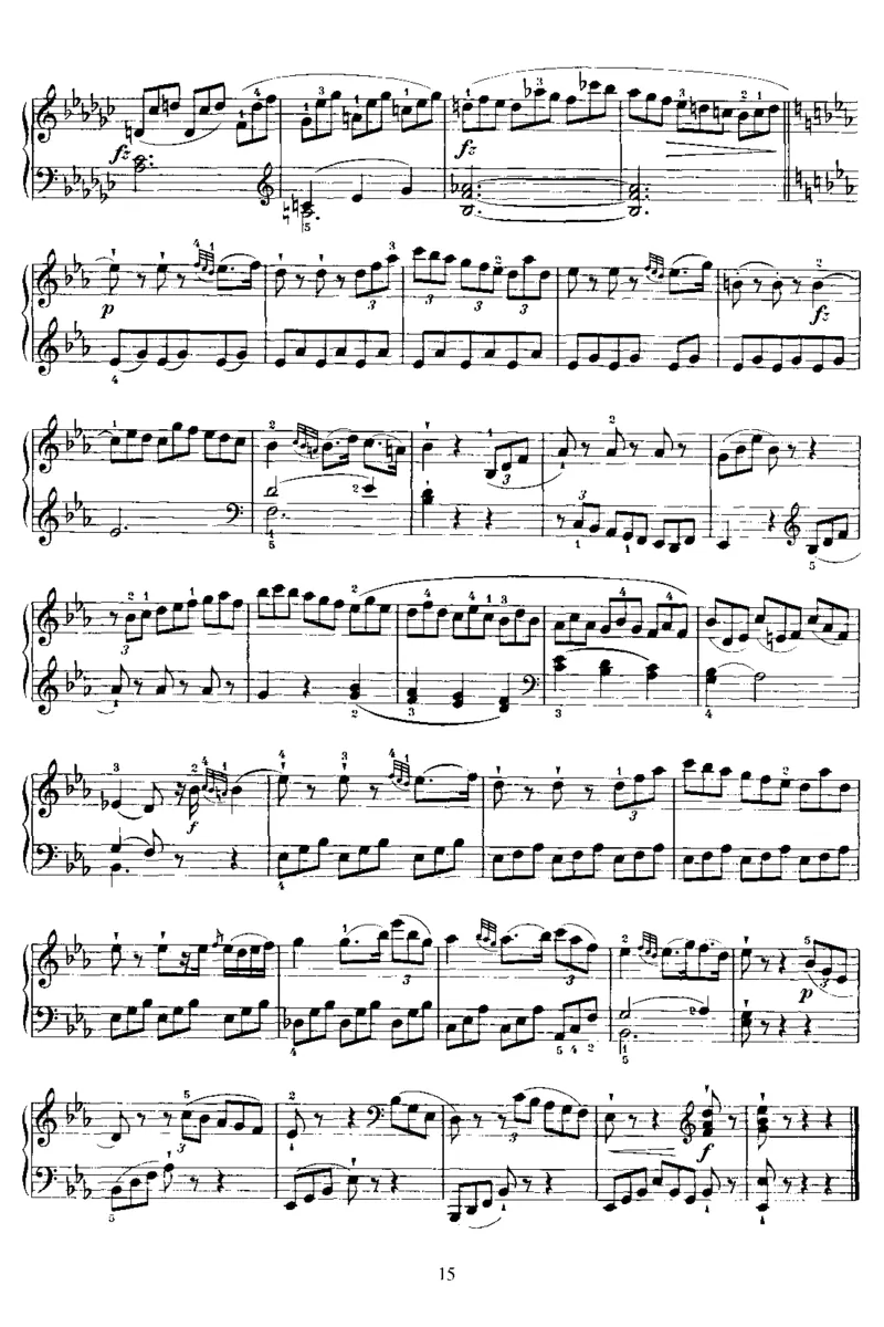 PianoSonataNo49inEb_NoRestriction_一万首著名钢琴曲谱哈农贝多芬合集视频教学电子版高清无水印可打印_1古典钢琴知名音乐家谱_海顿钢琴谱全集_奏鸣曲