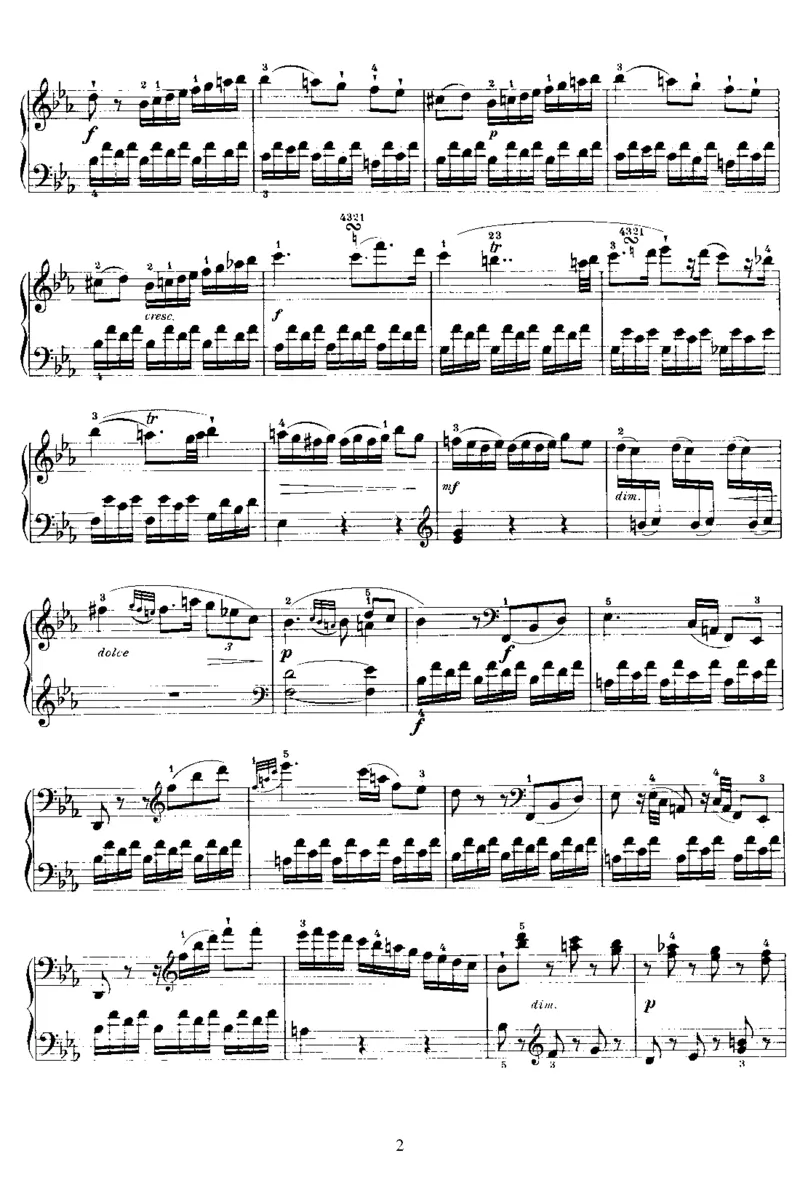 PianoSonataNo49inEb_NoRestriction_一万首著名钢琴曲谱哈农贝多芬合集视频教学电子版高清无水印可打印_1古典钢琴知名音乐家谱_海顿钢琴谱全集_奏鸣曲