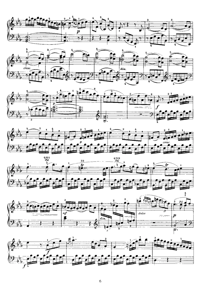 PianoSonataNo49inEb_NoRestriction_一万首著名钢琴曲谱哈农贝多芬合集视频教学电子版高清无水印可打印_1古典钢琴知名音乐家谱_海顿钢琴谱全集_奏鸣曲