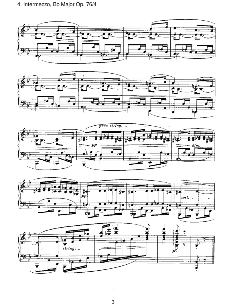 Intermezzo,BbMajorOp.76_4_一万首著名钢琴曲谱哈农贝多芬合集视频教学电子版高清无水印可打印_1古典钢琴知名音乐家谱_勃拉姆斯钢琴谱全集_III.ShorterWorks_EightPianoPiecesOp.76