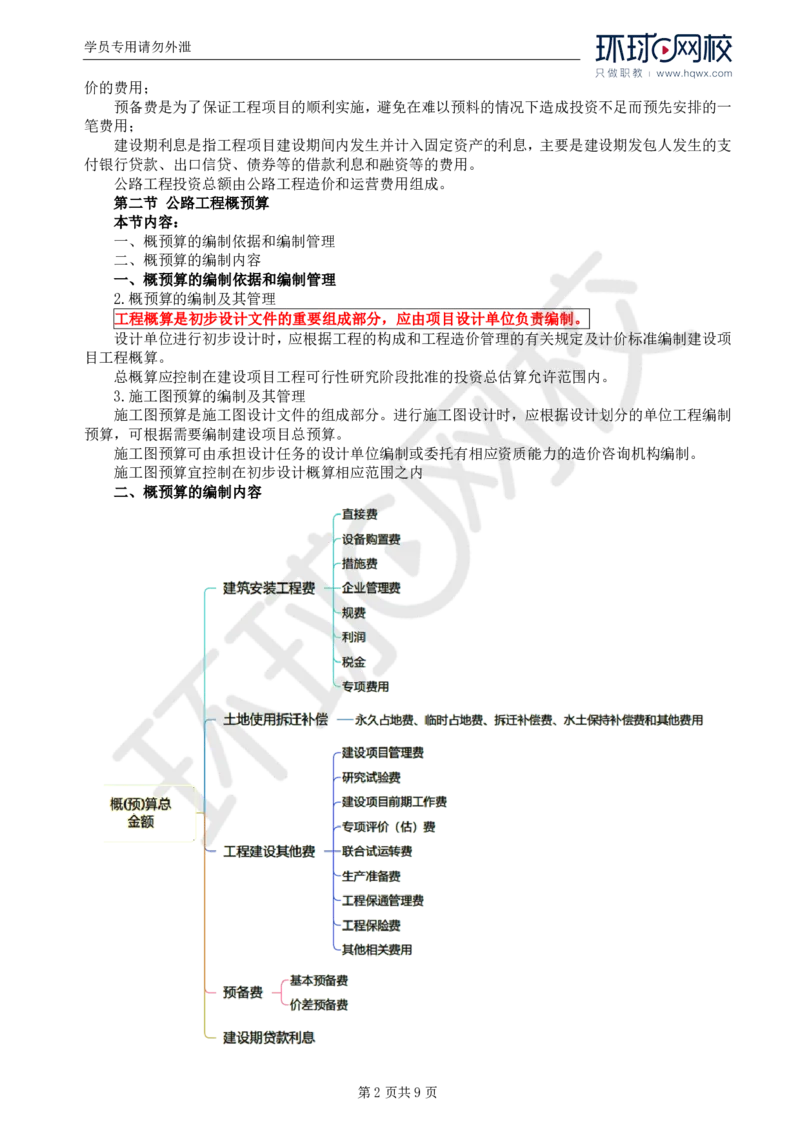 WM_50.专业知识：第十章第一至第二节公路工程概预算_监理工程师_2025监理工程师_2025年监理工程师-各大机构_2025年监理-交通目标_01.精讲班-朱.娟婷_讲义