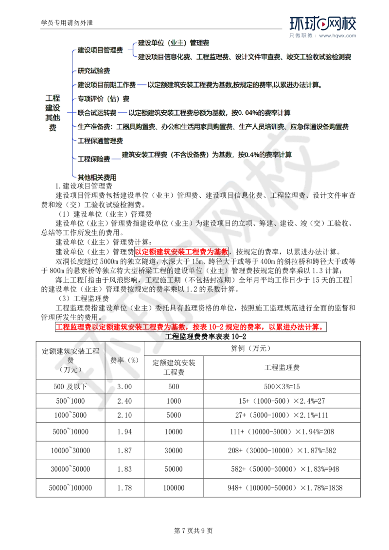 WM_50.专业知识：第十章第一至第二节公路工程概预算_监理工程师_2025监理工程师_2025年监理工程师-各大机构_2025年监理-交通目标_01.精讲班-朱.娟婷_讲义
