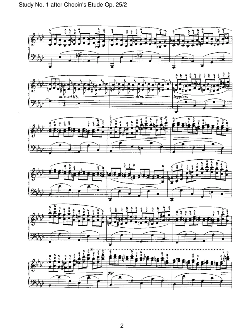 StudyNo.1afterChopin'sEtudeOp.25_2_一万首著名钢琴曲谱哈农贝多芬合集视频教学电子版高清无水印可打印_1古典钢琴知名音乐家谱_勃拉姆斯钢琴谱全集
