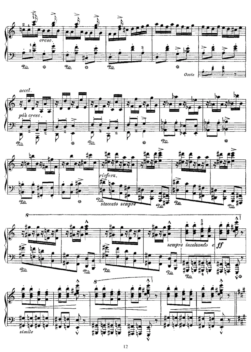 HungarianRhapsodyNo13ina_NoRestriction_一万首著名钢琴曲谱哈农贝多芬合集视频教学电子版高清无水印可打印_1古典钢琴知名音乐家谱_李斯特钢琴谱全集_匈牙利狂想曲