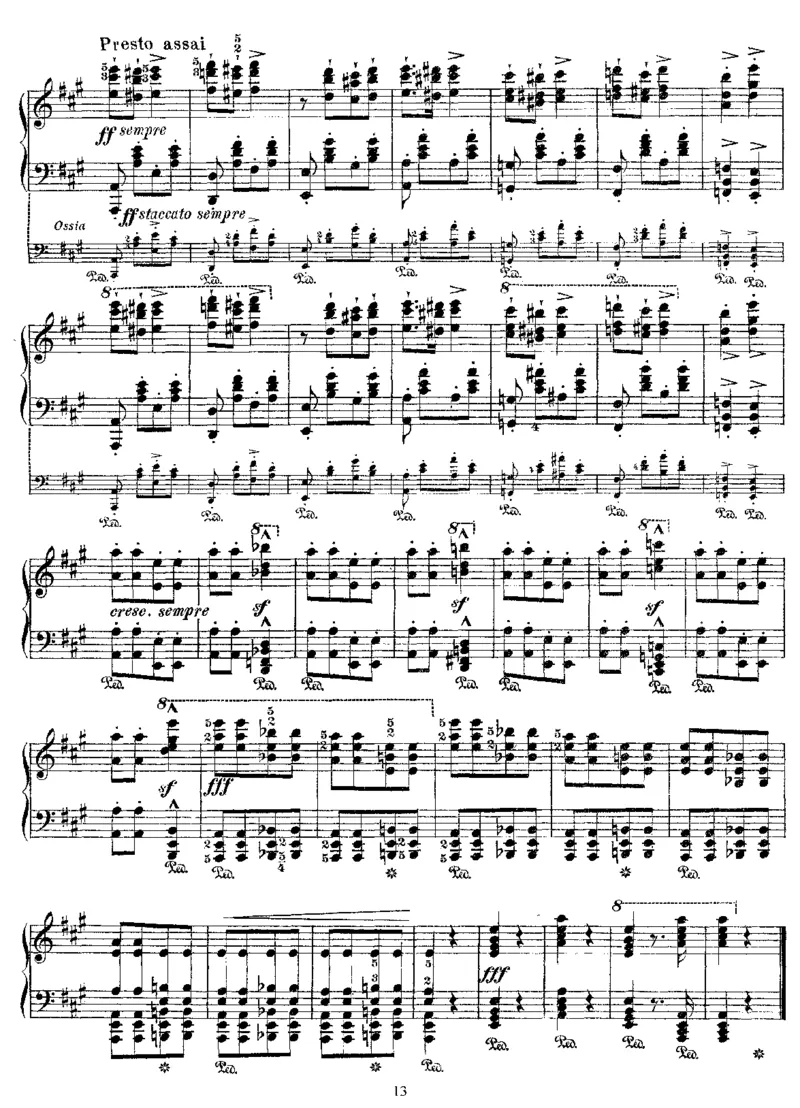 HungarianRhapsodyNo13ina_NoRestriction_一万首著名钢琴曲谱哈农贝多芬合集视频教学电子版高清无水印可打印_1古典钢琴知名音乐家谱_李斯特钢琴谱全集_匈牙利狂想曲