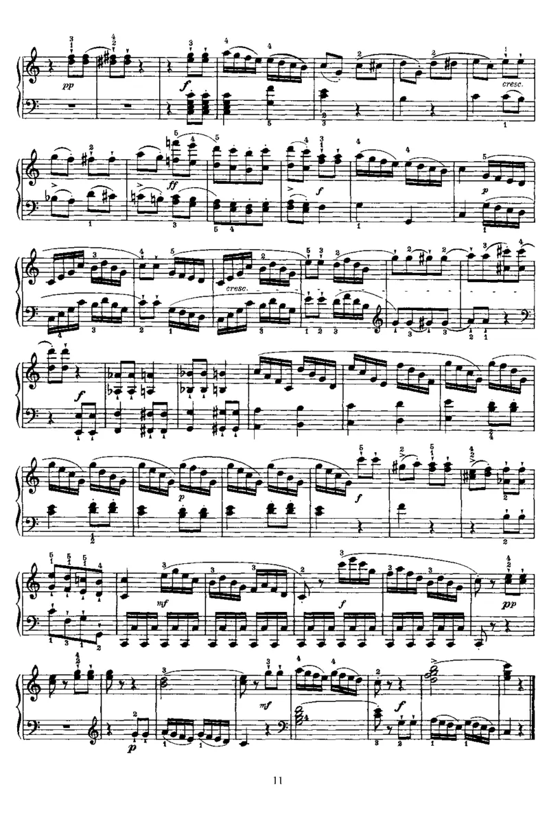 PianoSonataNo48inC_NoRestriction_一万首著名钢琴曲谱哈农贝多芬合集视频教学电子版高清无水印可打印_1古典钢琴知名音乐家谱_海顿钢琴谱全集_奏鸣曲