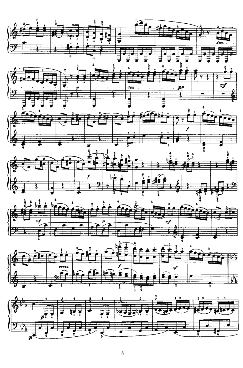 PianoSonataNo48inC_NoRestriction_一万首著名钢琴曲谱哈农贝多芬合集视频教学电子版高清无水印可打印_1古典钢琴知名音乐家谱_海顿钢琴谱全集_奏鸣曲