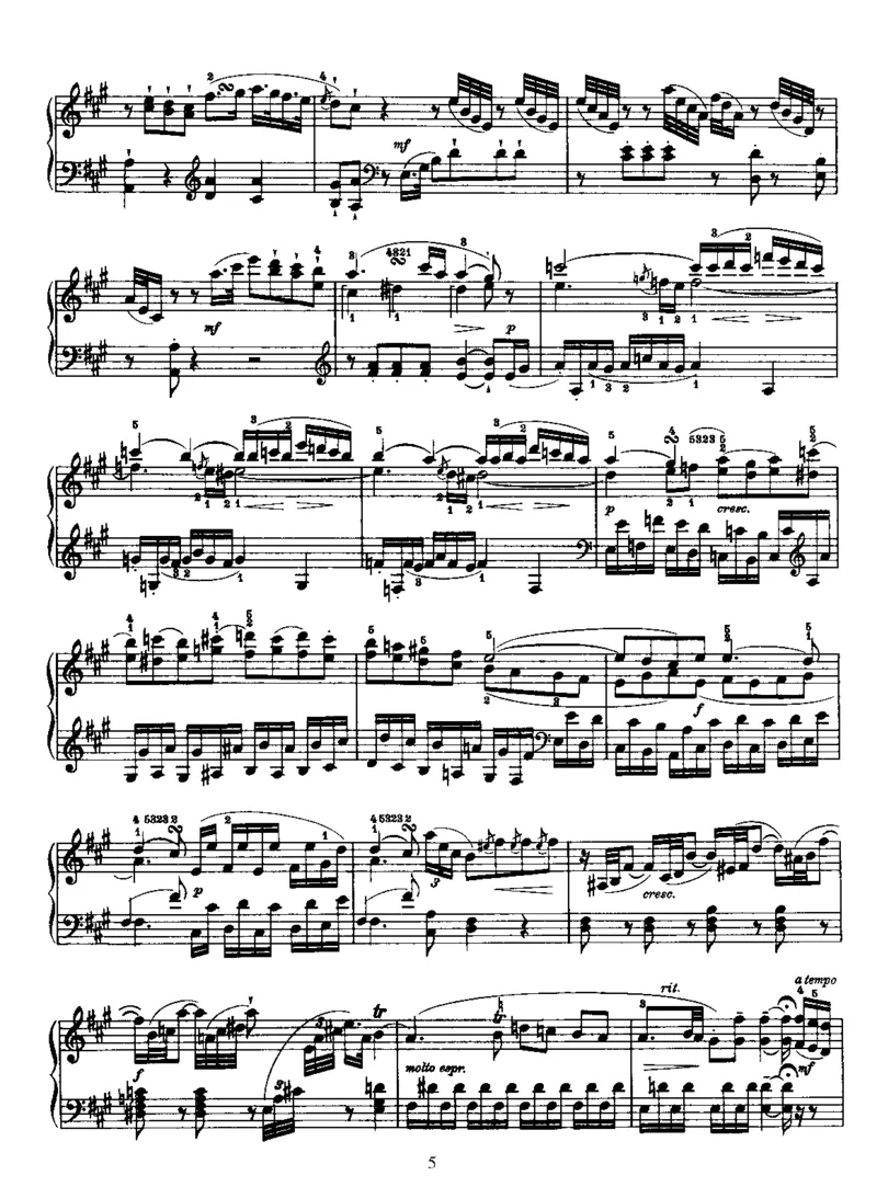 PianoSonataNo26inA_NoRestriction_一万首著名钢琴曲谱哈农贝多芬合集视频教学电子版高清无水印可打印_1古典钢琴知名音乐家谱_海顿钢琴谱全集_奏鸣曲