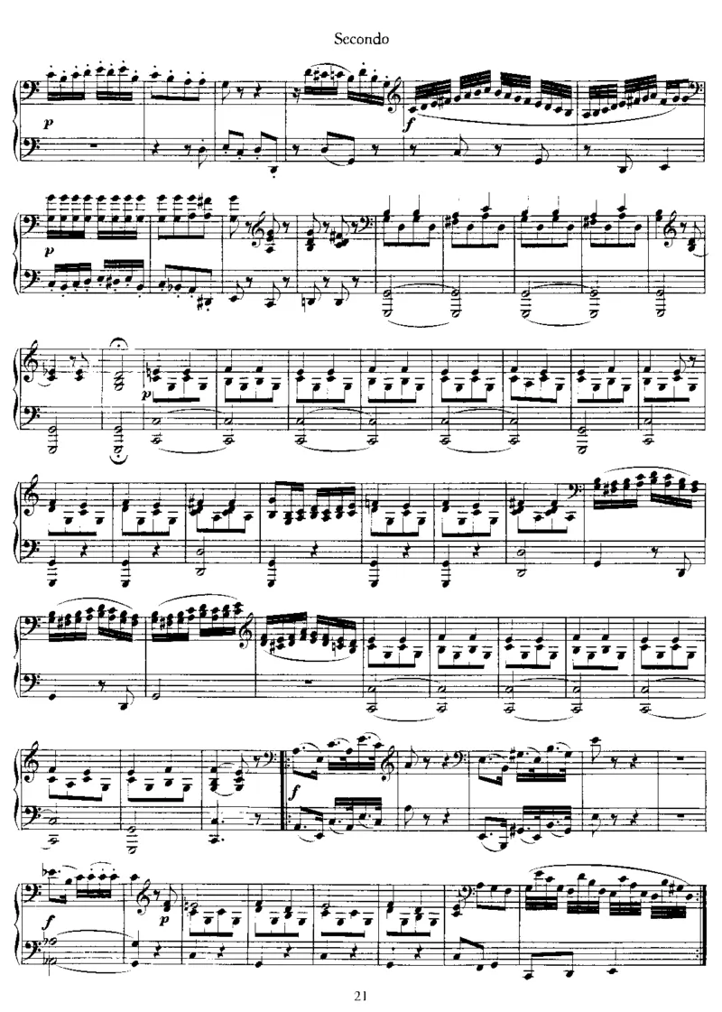 SonatainC,K521(4Hands)_一万首著名钢琴曲谱哈农贝多芬合集视频教学电子版高清无水印可打印_1古典钢琴知名音乐家谱_莫扎特钢琴谱全集_0312095926_四手联弹