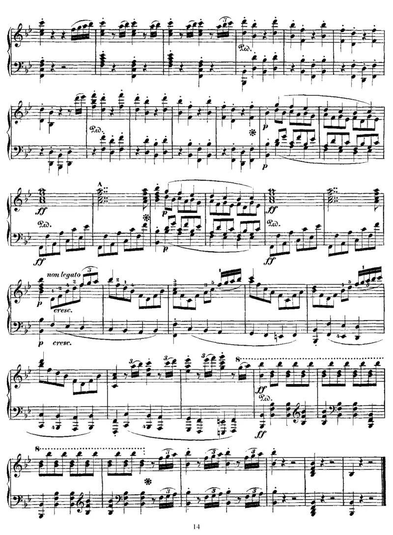 SymphonyNo4inBb(Beethoven)_一万首著名钢琴曲谱哈农贝多芬合集视频教学电子版高清无水印可打印_1古典钢琴知名音乐家谱_李斯特钢琴谱全集_改编贝多芬