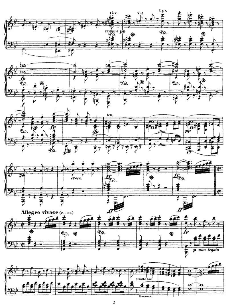 SymphonyNo4inBb(Beethoven)_一万首著名钢琴曲谱哈农贝多芬合集视频教学电子版高清无水印可打印_1古典钢琴知名音乐家谱_李斯特钢琴谱全集_改编贝多芬