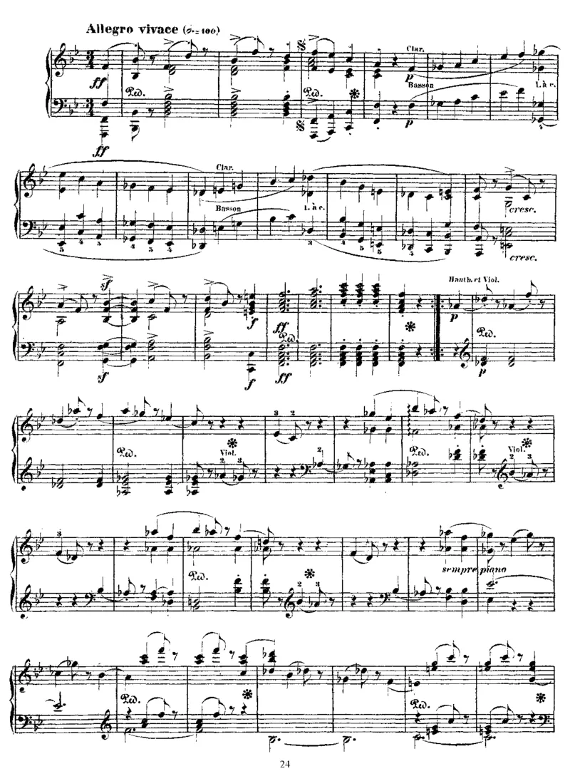 SymphonyNo4inBb(Beethoven)_一万首著名钢琴曲谱哈农贝多芬合集视频教学电子版高清无水印可打印_1古典钢琴知名音乐家谱_李斯特钢琴谱全集_改编贝多芬