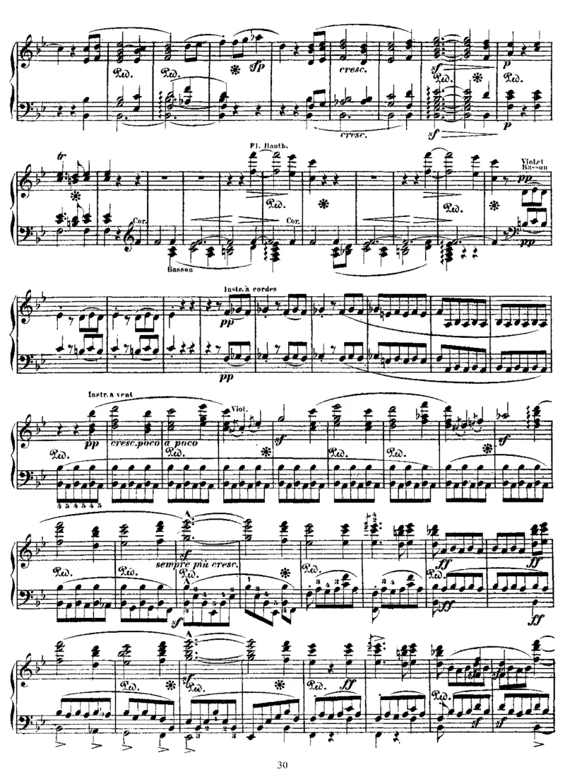 SymphonyNo4inBb(Beethoven)_一万首著名钢琴曲谱哈农贝多芬合集视频教学电子版高清无水印可打印_1古典钢琴知名音乐家谱_李斯特钢琴谱全集_改编贝多芬